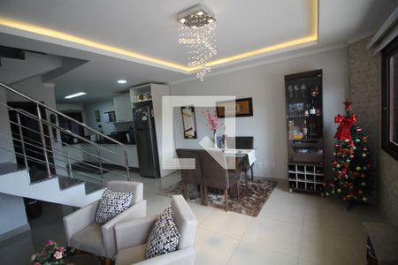 Sala de casa de condomínio à venda com 3 quartos, 100m² em Niterói, Canoas