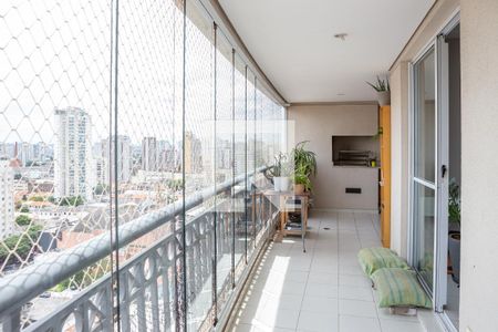 Varanda Gourmet de apartamento à venda com 4 quartos, 172m² em Vila Romana, São Paulo