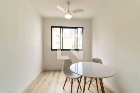 Sala - Mesa de apartamento para alugar com 1 quarto, 26m² em Vila Buarque, São Paulo