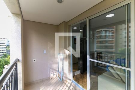 Varanda da Sala de apartamento à venda com 2 quartos, 69m² em Jardim Parque Morumbi, São Paulo
