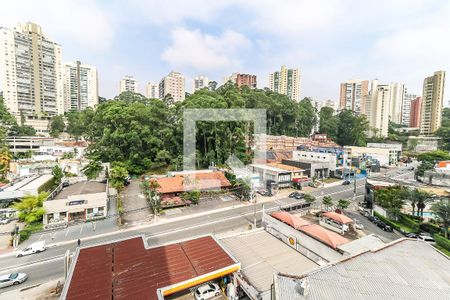 Vista da Varanda de kitnet/studio à venda com 1 quarto, 36m² em Vila Andrade, São Paulo