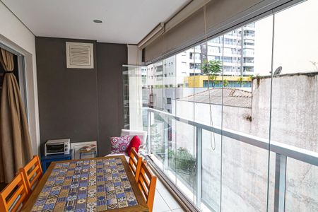 Varanda de kitnet/studio à venda com 1 quarto, 41m² em Consolação, São Paulo