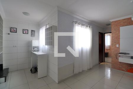 Sala de apartamento à venda com 2 quartos, 88m² em Jardim Rina, Santo André