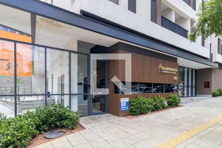 Apartamento para alugar com 22m², 1 quarto e sem vagaFachada e portaria