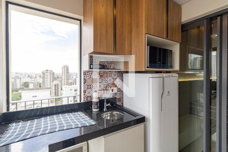 Apartamento para alugar com 22m², 1 quarto e sem vagaStudio - Cozinha e Varanda