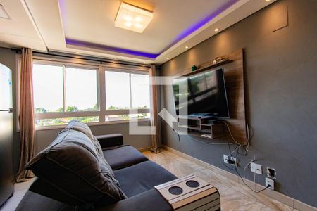 Sala / Cozinha de apartamento à venda com 2 quartos, 53m² em Bairro Fátima, Canoas