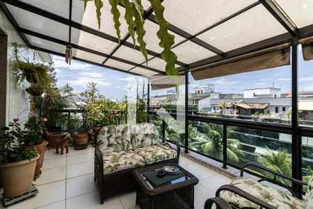 Varanda de apartamento à venda com 6 quartos, 410m² em Recreio dos Bandeirantes, Rio de Janeiro