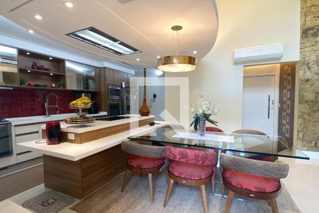 Sala de Jantar de apartamento à venda com 3 quartos, 172m² em Tamboré, Santana de Parnaíba