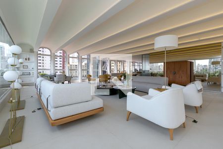 Sala de apartamento à venda com 4 quartos, 347m² em Vila Cordeiro, São Paulo