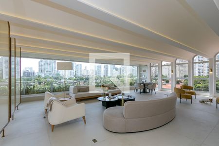 Sala de apartamento à venda com 4 quartos, 347m² em Vila Cordeiro, São Paulo