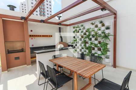 Área comum - Churrasqueira de apartamento para alugar com 1 quarto, 25m² em Vila Butantã, São Paulo