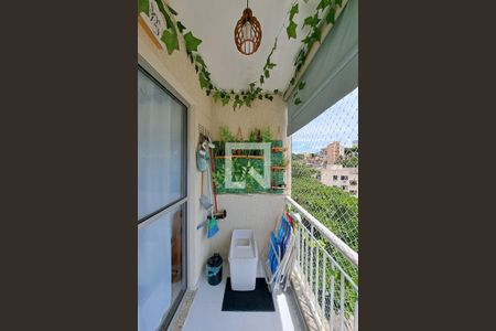 Varanda da Sala de apartamento para alugar com 2 quartos, 56m² em Engenho Novo, Rio de Janeiro