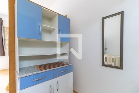 Kitnet - Cozinha de kitnet/studio para alugar com 1 quarto, 20m² em Parque das Universidades, Campinas