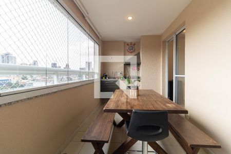 Varanda da Sala de apartamento à venda com 3 quartos, 103m² em Vila Firmiano Pinto, São Paulo