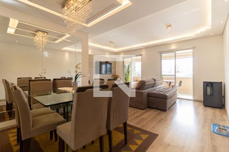 Sala de apartamento à venda com 3 quartos, 103m² em Vila Firmiano Pinto, São Paulo