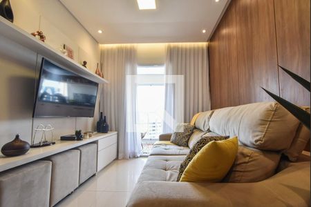 Sala de Estar  de apartamento para alugar com 1 quarto, 48m² em Vila Gertrudes, São Paulo