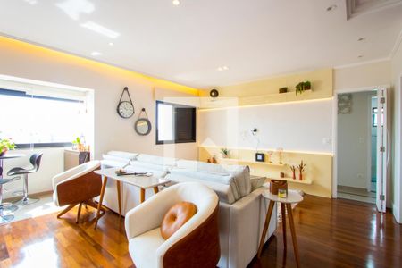 Sala de apartamento para alugar com 2 quartos, 105m² em Vila Bastos, Santo André