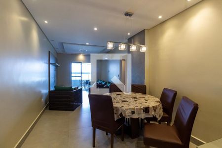 Sala de apartamento para alugar com 3 quartos, 125m² em Caiçara, Praia Grande