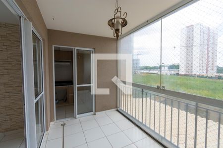 Varanda da Sala de apartamento para alugar com 3 quartos, 74m² em Jardim Atlantico, Goiânia