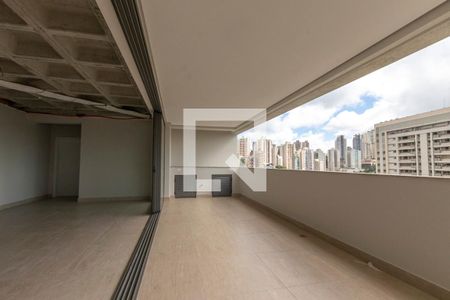 Varanda da Sala de apartamento à venda com 4 quartos, 173m² em Vila das Flores, Nova Lima