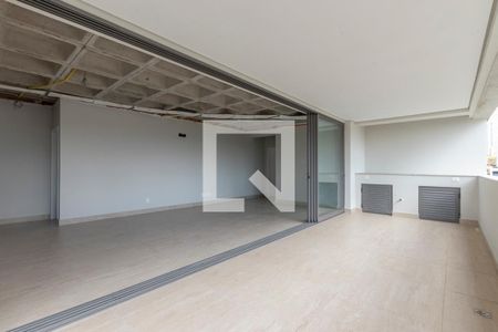 Varanda da Sala de apartamento à venda com 4 quartos, 173m² em Vila das Flores, Nova Lima