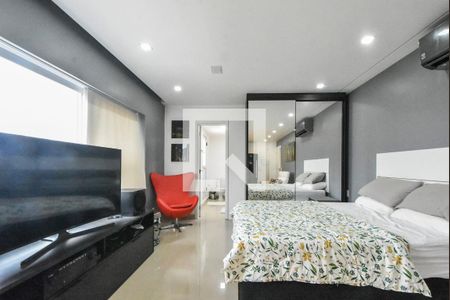 Dormitório de apartamento à venda com 1 quarto, 40m² em Brooklin Paulista, São Paulo