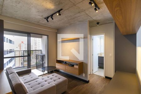 Sala de apartamento para alugar com 1 quarto, 42m² em Cambuí, Campinas