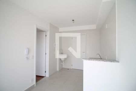 Sala/Cozinha de apartamento para alugar com 1 quarto, 28m² em Vila Ré, São Paulo
