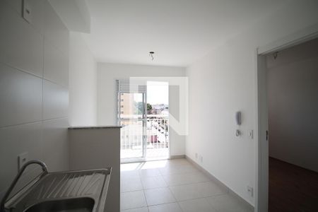 Sala/Cozinha de apartamento para alugar com 1 quarto, 28m² em Vila Ré, São Paulo