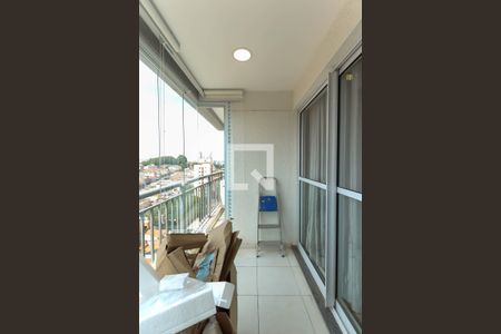 Varanda da Sala de apartamento para alugar com 2 quartos, 49m² em Vila Invernada, São Paulo