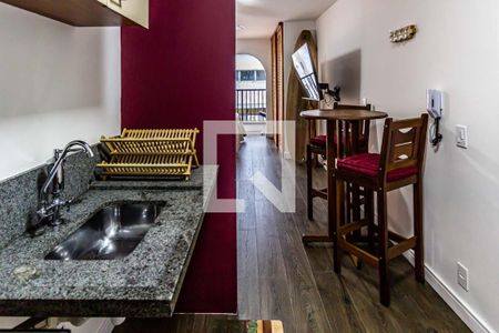 Studio para alugar com 32m², 1 quarto e sem vagaCozinha