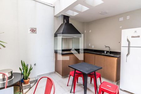 Studio para alugar com 32m², 1 quarto e sem vagaChurrasqueira
