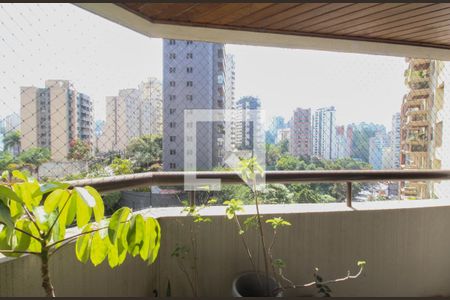 Varanda da Sala de apartamento à venda com 3 quartos, 100m² em Vila Andrade, São Paulo