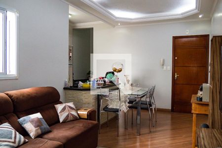 Sala de apartamento à venda com 2 quartos, 130m² em Vila Alzira, Santo André