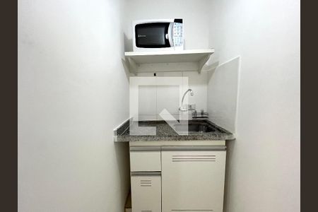 Cozinha  de kitnet/studio para alugar com 1 quarto, 12m² em Vila Clementino, São Paulo