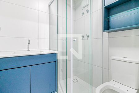 Studio para alugar com 27m², 1 quarto e sem vaga Studio para alugar com 27m², 1 quarto e sem vagaBanheiro