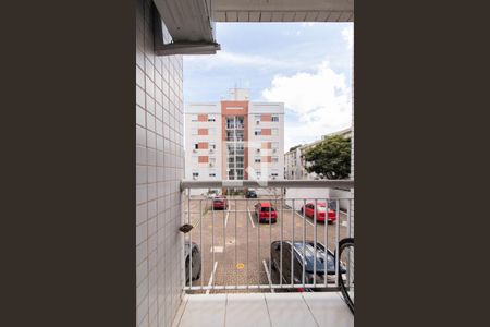 Varanda da Sala de apartamento à venda com 3 quartos, 64m² em Cristal, Porto Alegre