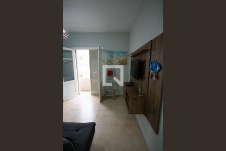 Sala de apartamento para alugar com 1 quarto, 40m² em Boqueirão, Praia Grande