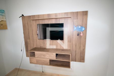 Sala de apartamento para alugar com 1 quarto, 40m² em Boqueirão, Praia Grande