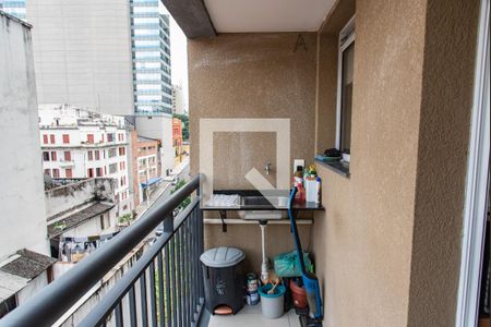 Varanda de apartamento para alugar com 1 quarto, 28m² em Sé, São Paulo