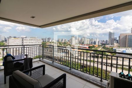 Varanda de apartamento à venda com 1 quarto, 69m² em Cidade Monções, São Paulo
