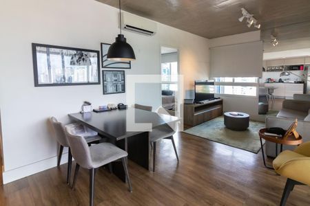 Sala  de apartamento à venda com 1 quarto, 69m² em Cidade Monções, São Paulo