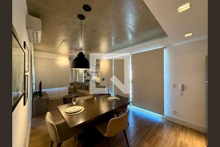 Sala de apartamento para alugar com 1 quarto, 69m² em Cidade Monções, São Paulo