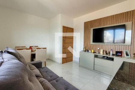 Sala de apartamento para alugar com 2 quartos, 64m² em Inconfidentes, Contagem