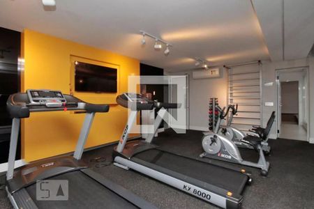 Apartamento para alugar com 45m², 1 quarto e 1 vaga Apartamento para alugar com 45m², 1 quarto e 1 vagaÁrea comum - Academia