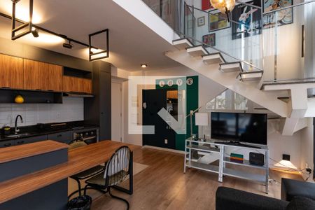 Sala de apartamento para alugar com 1 quarto, 52m² em Vila Pompéia, São Paulo