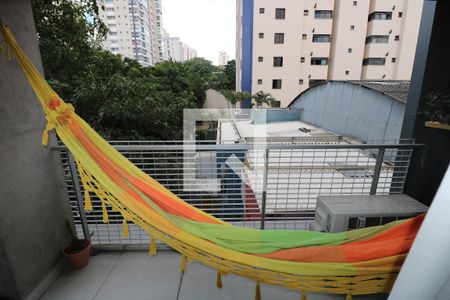Varanda da Sala de apartamento para alugar com 1 quarto, 52m² em Vila Pompéia, São Paulo