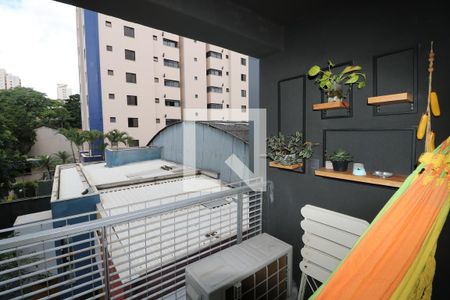 Varanda da Sala de apartamento para alugar com 1 quarto, 52m² em Vila Pompéia, São Paulo