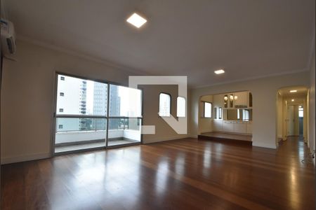Sala de Estar  de apartamento para alugar com 3 quartos, 160m² em Brooklin, São Paulo
