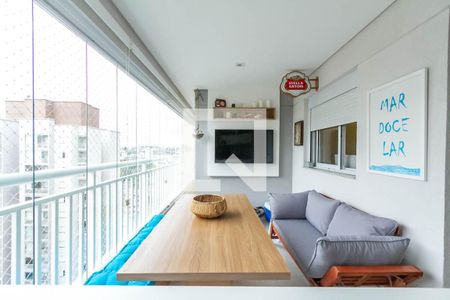 Varanda Gourmet de apartamento à venda com 3 quartos, 94m² em Centro, São Bernardo do Campo